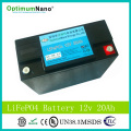 Baterías de fosfato de hierro de litio 12V 20ah Golf Trolley Motor Battery